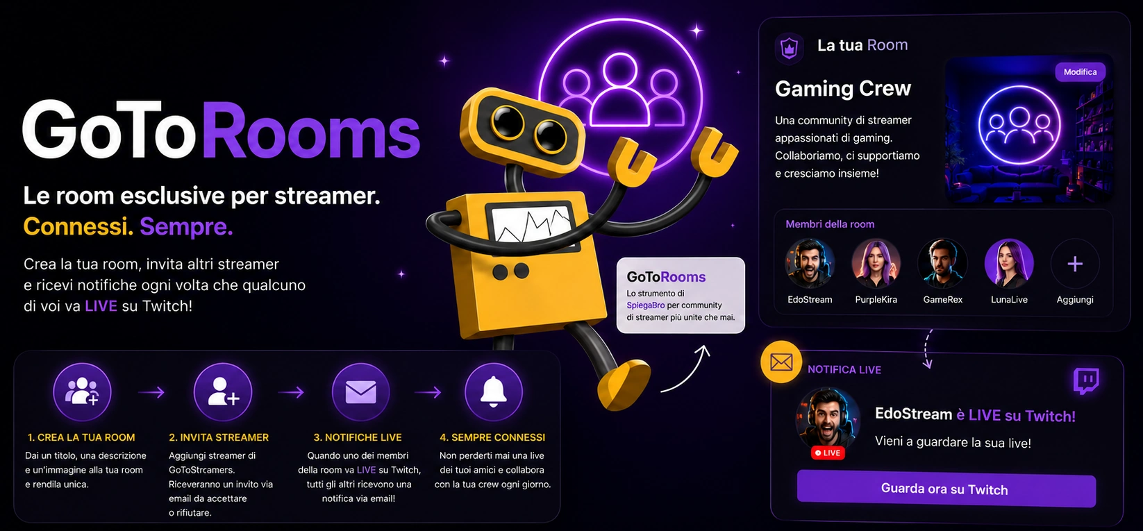 GoToRooms GoToStreamers