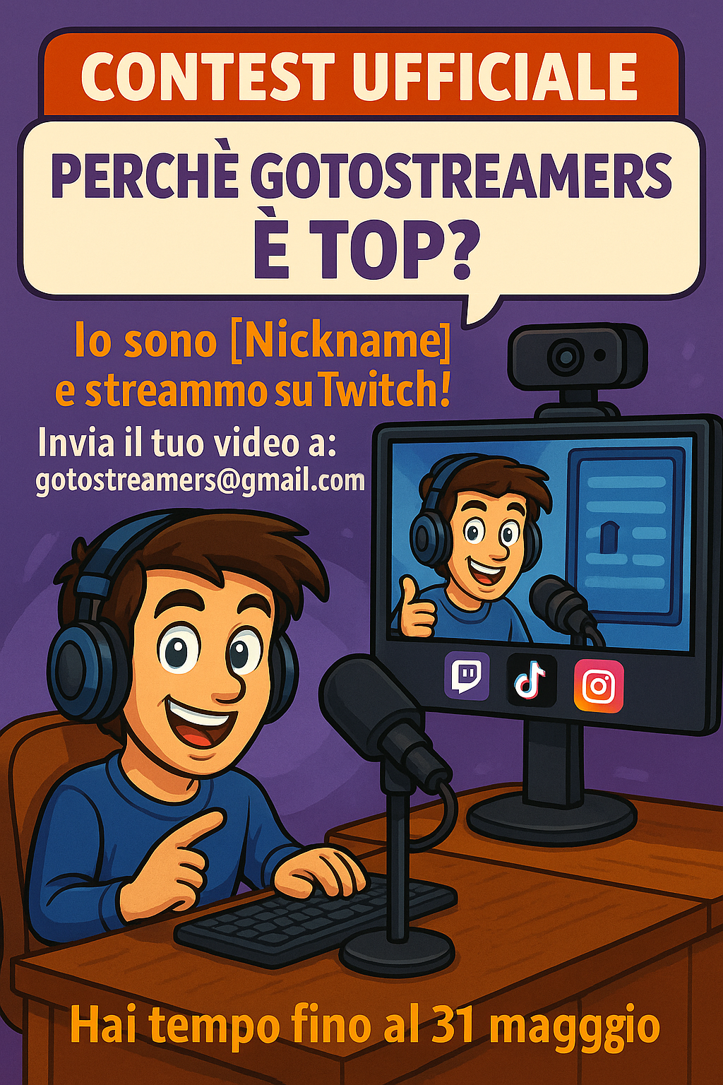 Locandina Contest GoToStreamers